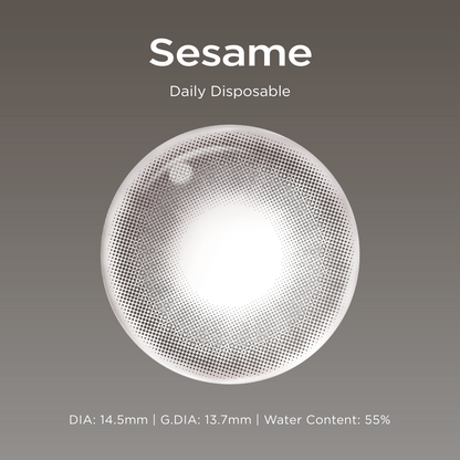 Sesame | Daily, 20pcs colored contacts