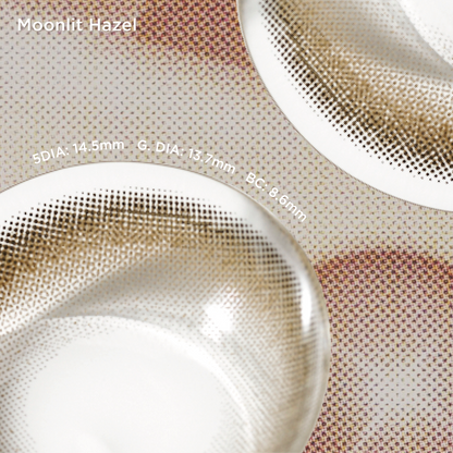 Moonlit Hazel | Daily, 20pcs colored contacts