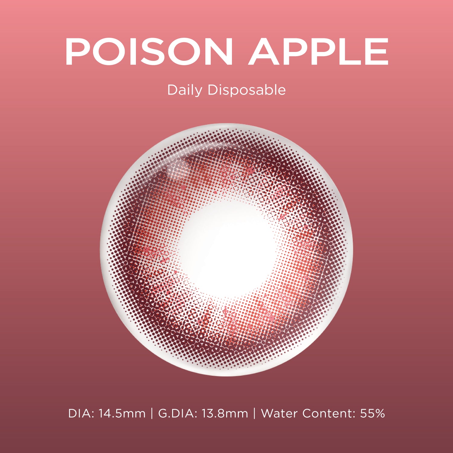 Poison Apple | Daily, 6pcs colored contacts