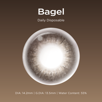 Bagel | Daily, 20pcs colored contacts