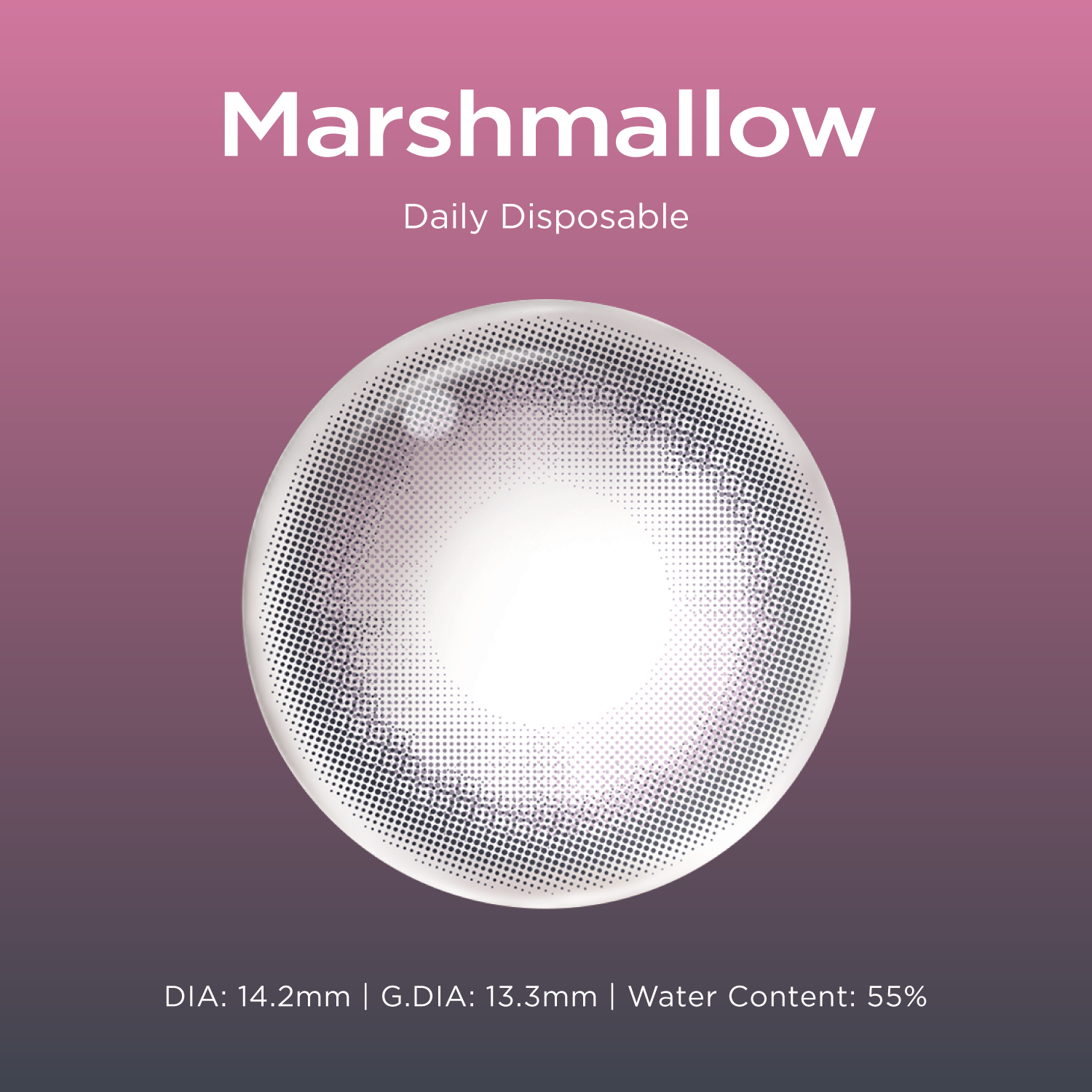 Marshmallow | Daily, 20pcs colored contacts