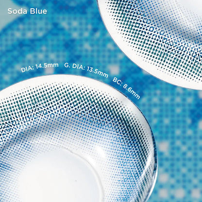 Soda Blue | 6-Month colored contacts