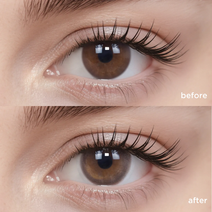 Breathe+ Oolong Brown silicone hydrogel color contacts