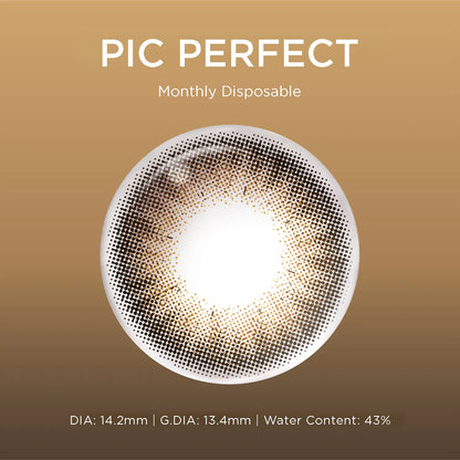 Picture Perfect brown color contacts