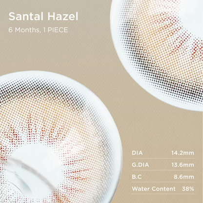Santal Hazel | 6-Month Colored Contacts