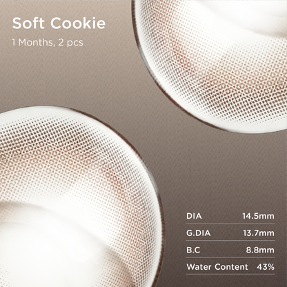 Soft Cookie | Monthly colored contacts