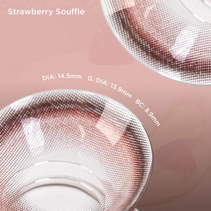 Strawberry Souffle | Monthly colored contacts