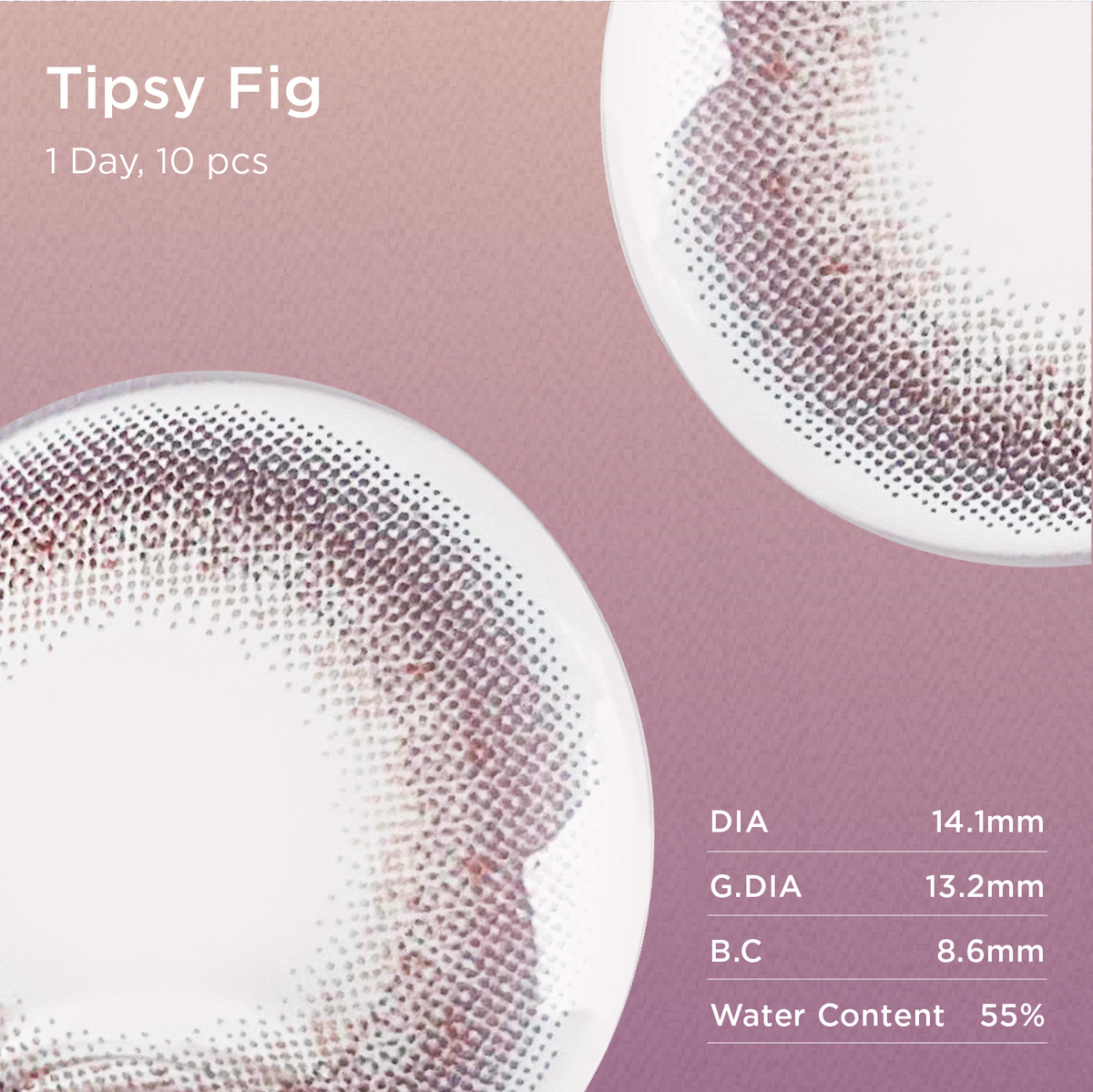 Tipsy Fig | Daily colored contacts