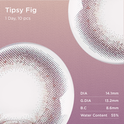 Tipsy Fig | Daily colored contacts