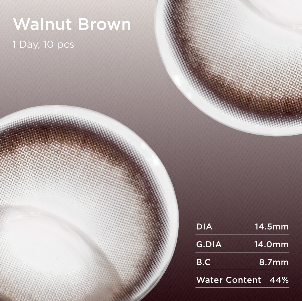 Walnut Brown contact couleur