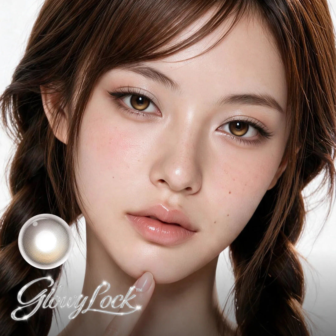 GlowyLock Amber Pro | Daily colored contacts