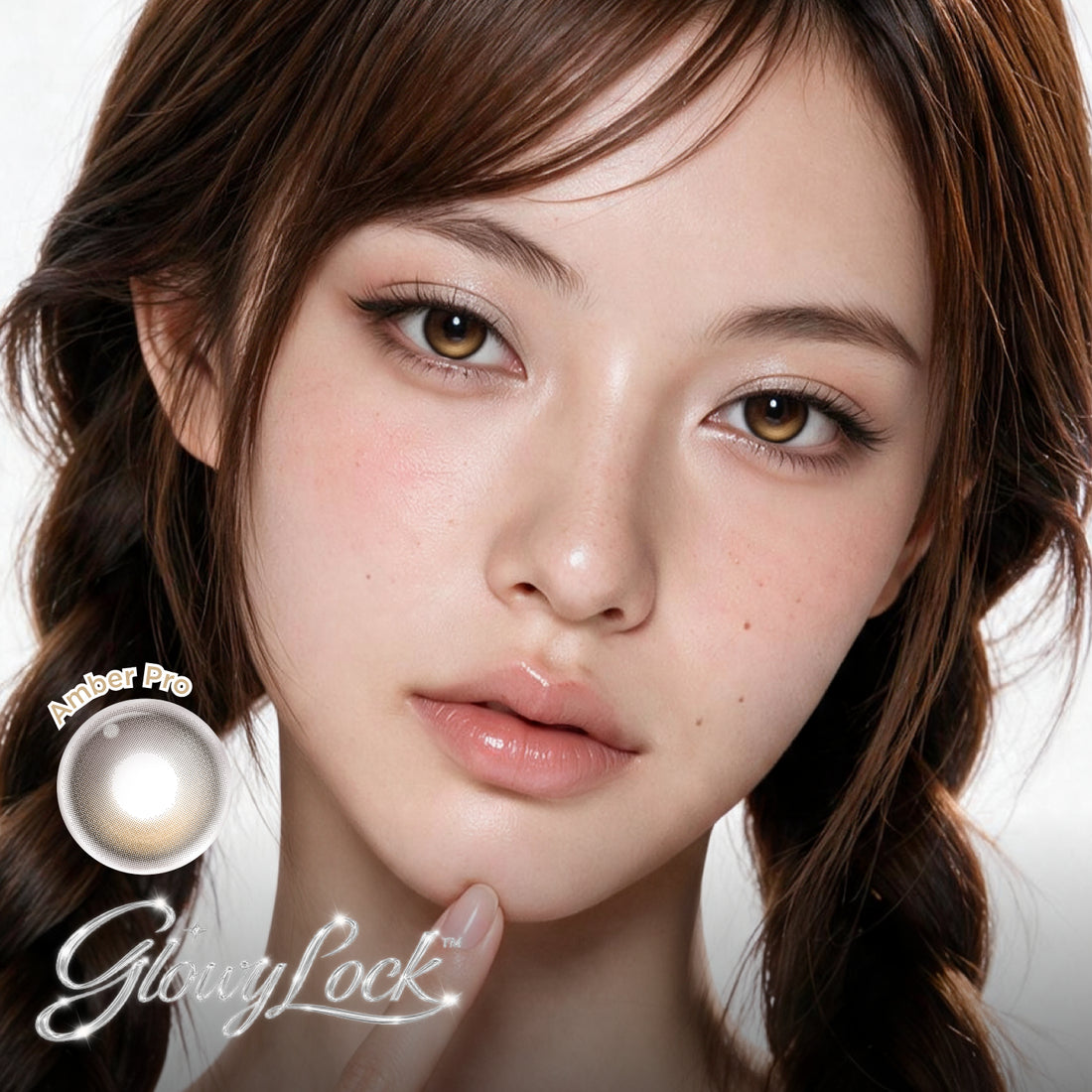Amber Pro colored contact daily