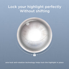 GlowyLock Blue Linen Daily colored contacts
