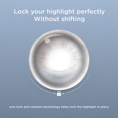 GlowyLock Blue Linen Daily colored contacts