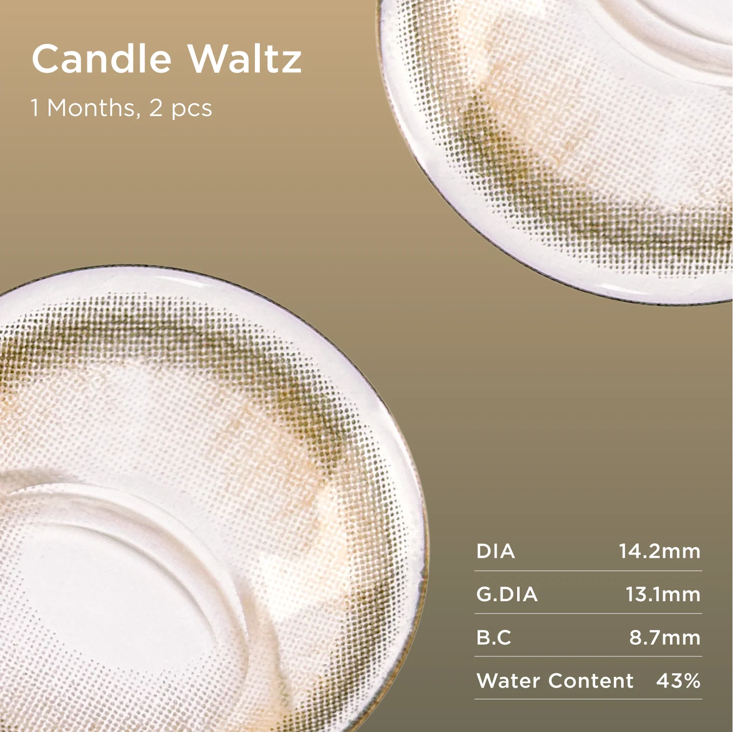 Candle Waltz monthly colored contacts lens detail