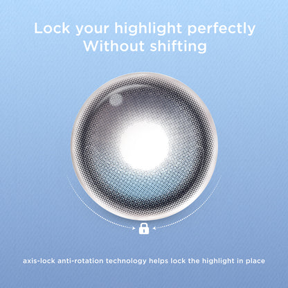 GlowyLock Crush Flash | Daily colored contacts