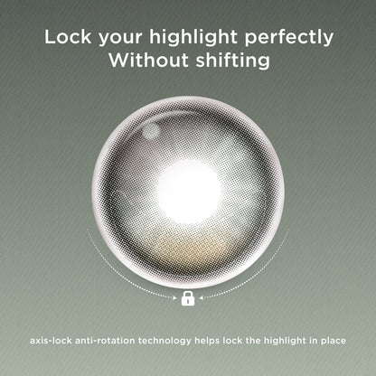 GlowyLock Dark Olive | Daily colored contacts
