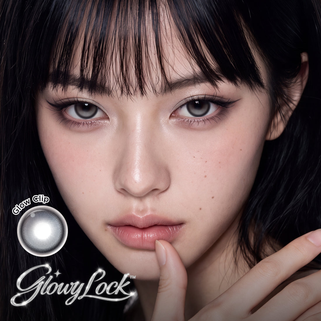 GlowyLock Glow Clip | Daily colored contacts
