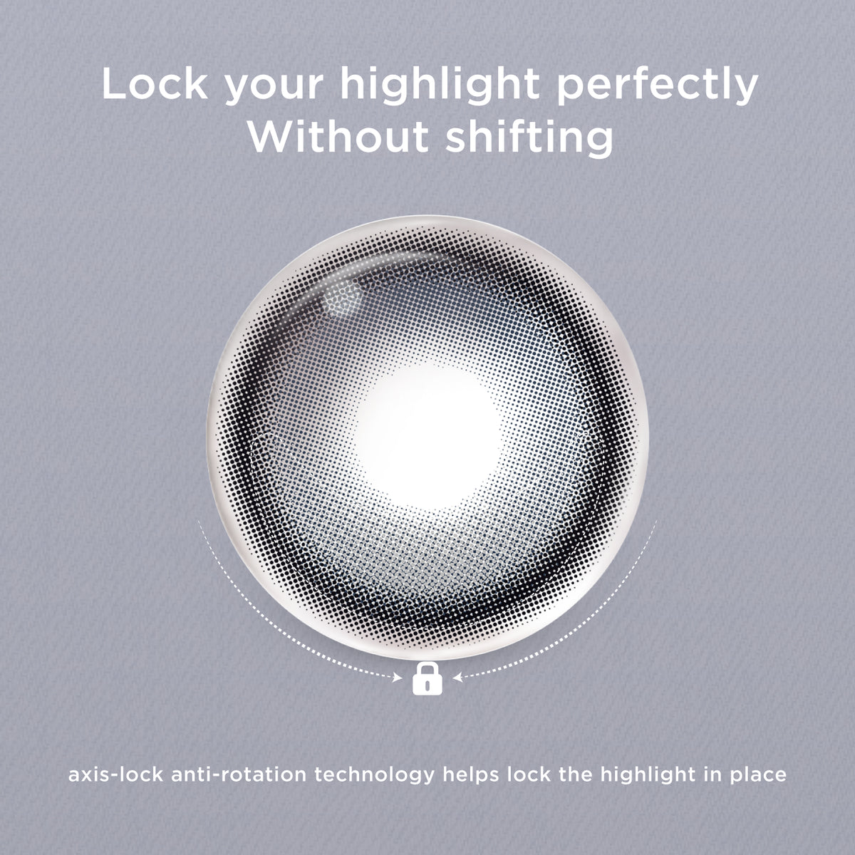 GlowyLock Glow Clip | Daily colored contacts