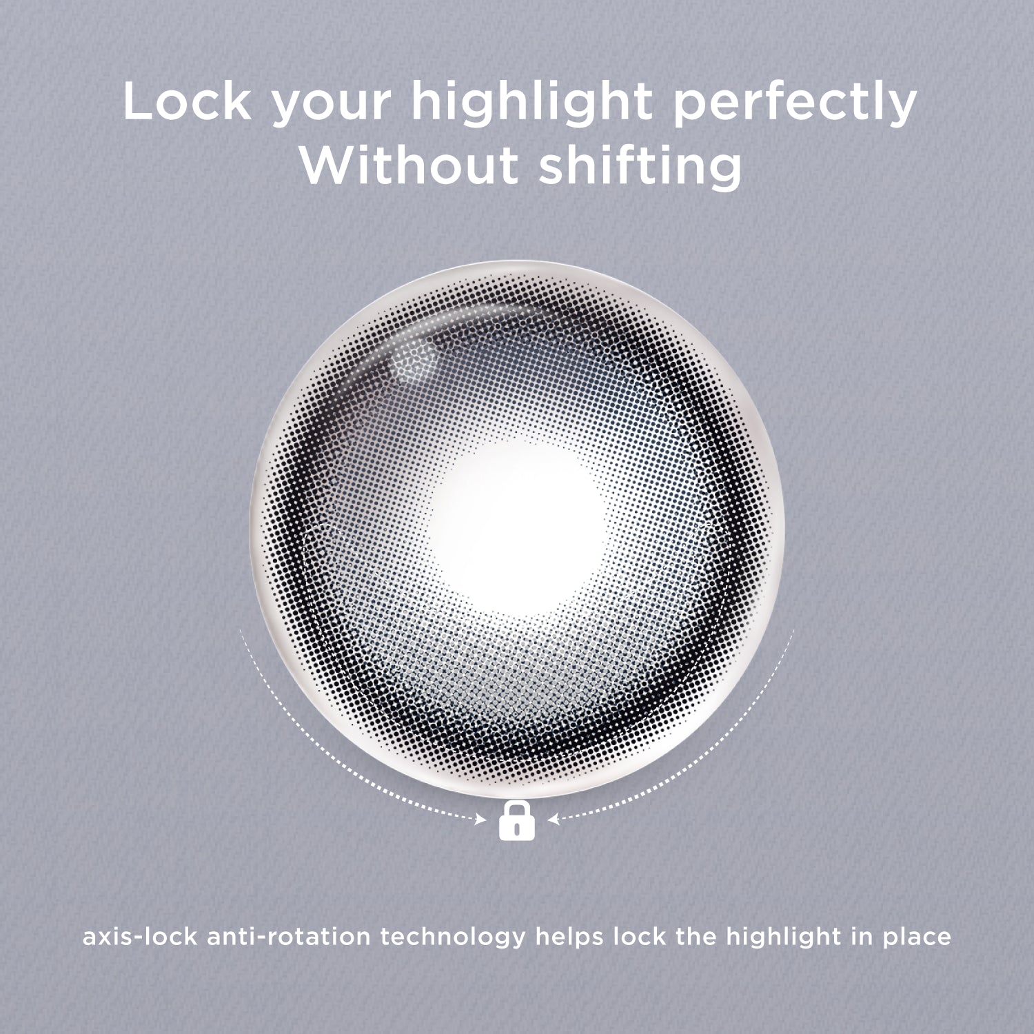 GlowyLock Glow Clip | Daily colored contacts