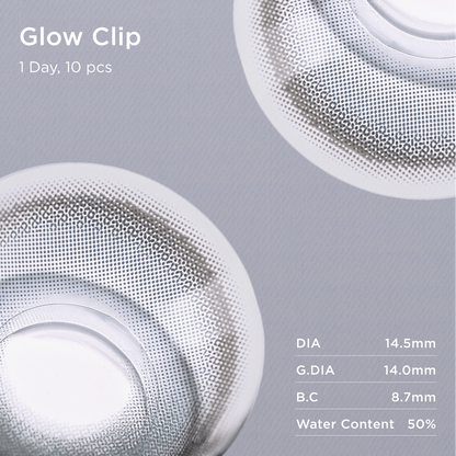 GlowyLock Glow Clip | Daily colored contacts