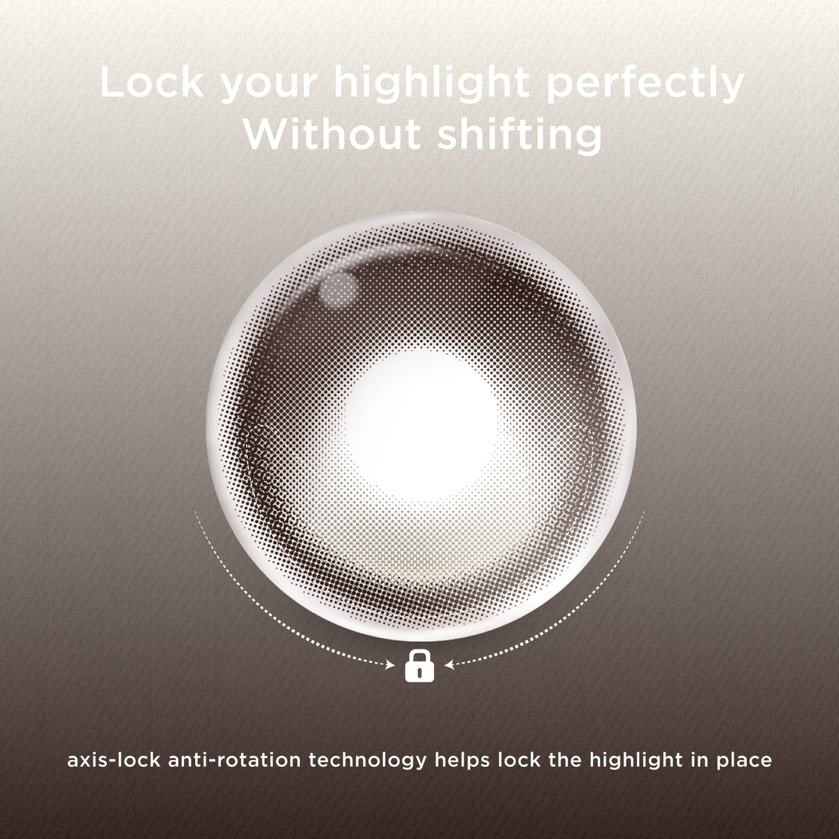 GlowyLock™ Black Focus | Monthly Colored Contacts