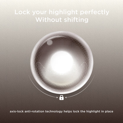GlowyLock™ Black Focus | Monthly Colored Contacts