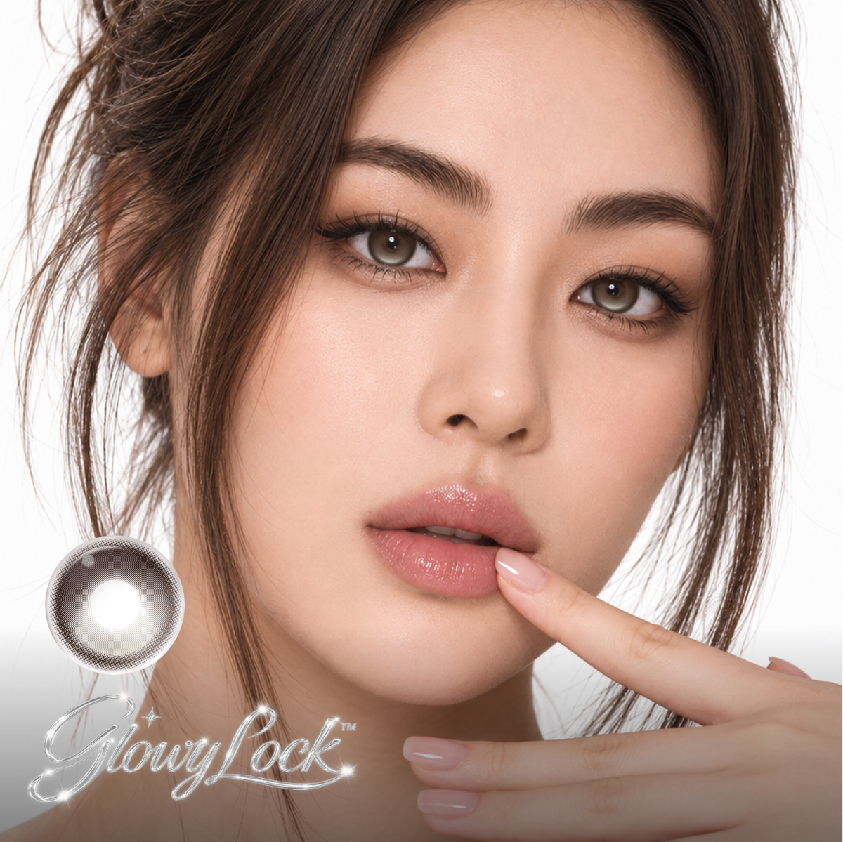 GlowyLock™ Black Focus | Monthly Colored Contacts