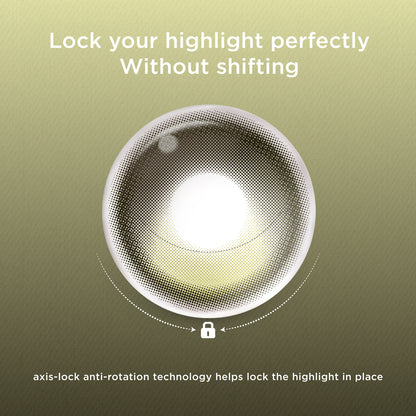 GlowyLock™ Green Focus | Daily Colored Contacts