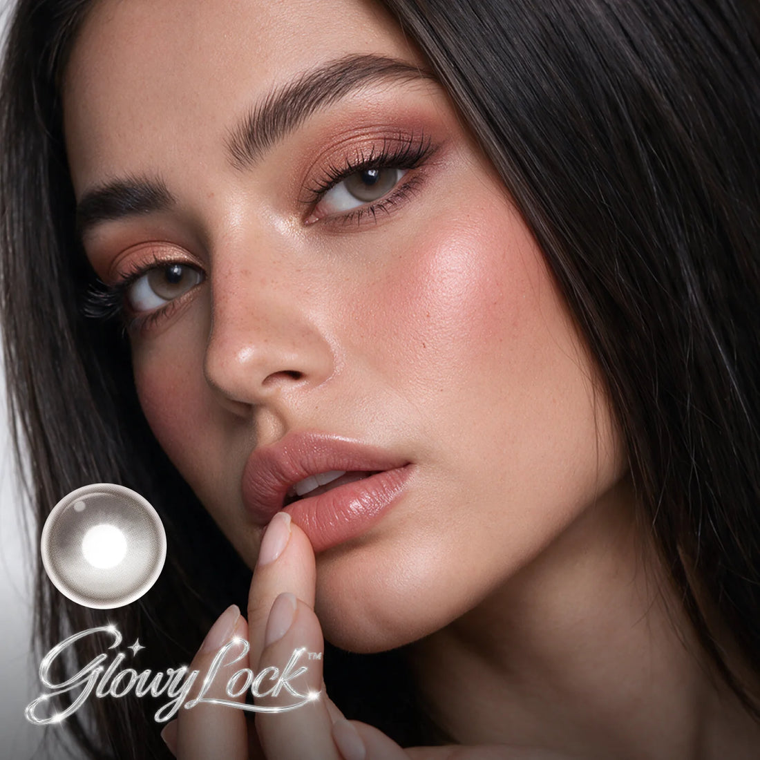 GlowyLock Gris Meyer | Daily colored contacts