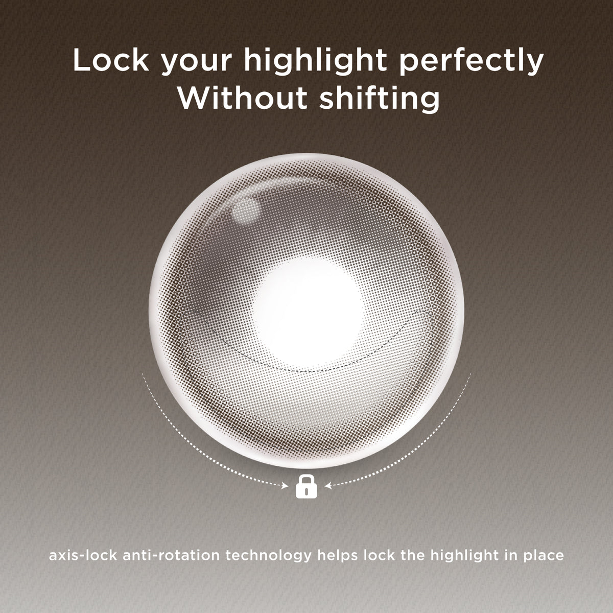 GlowyLock Gris Meyer | Lentilles de couleur 1 jour