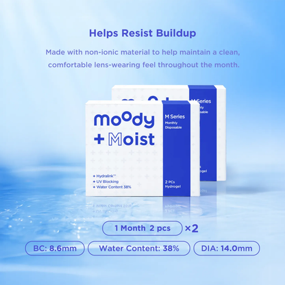 moodyPlus M Monthly Contacts 2 pack