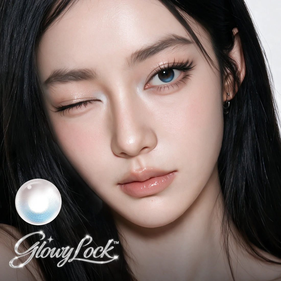 GlowyLock Moonstone | Daily colored contacts