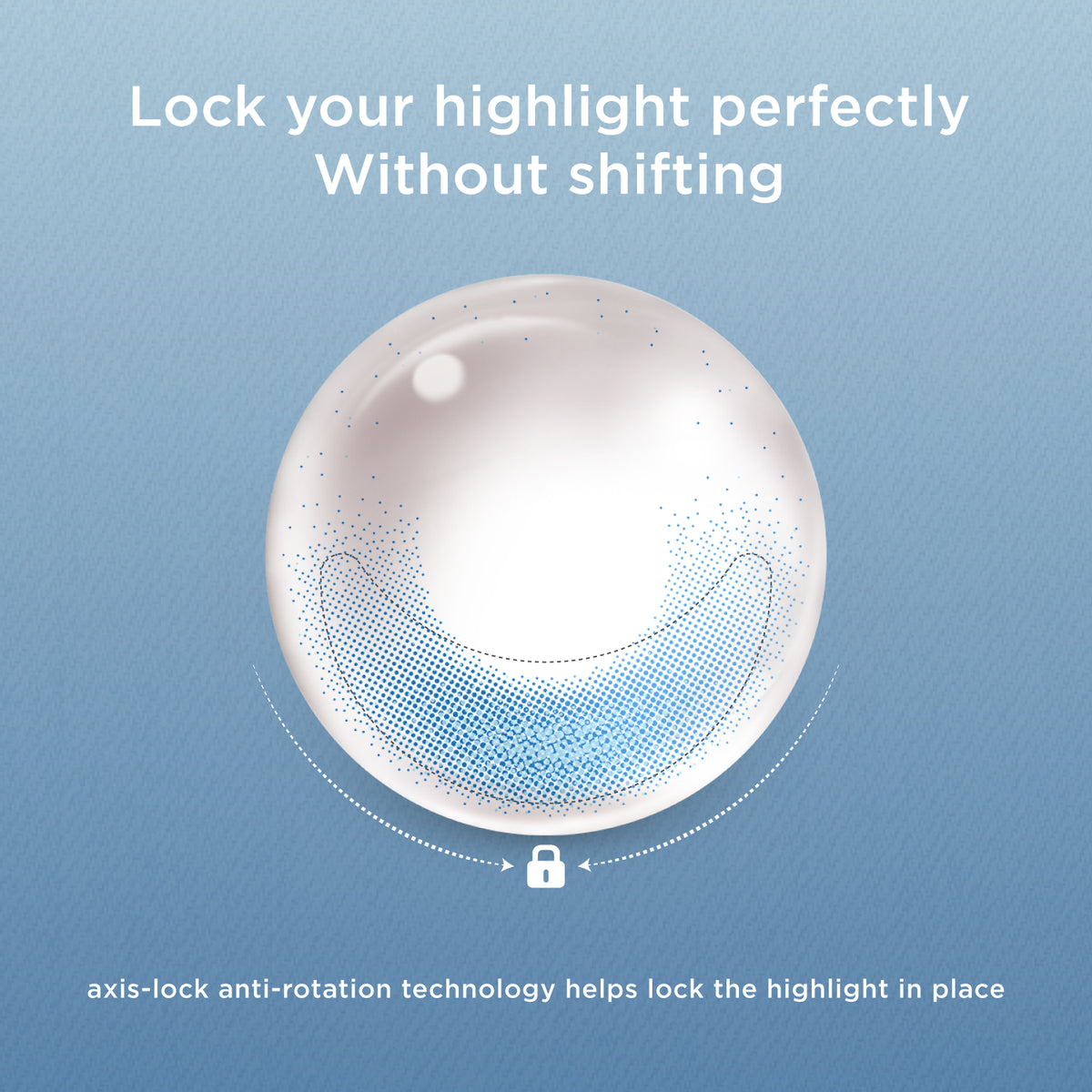 GlowyLock Moonstone | Daily colored contacts