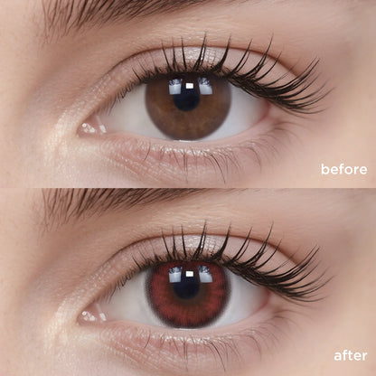 Raspberry Grid | Daily, 20pcs colored contacts