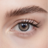 Starfield Grey daily colored contacts on eye