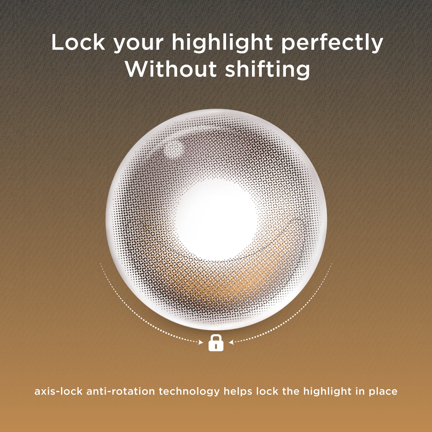 GlowyLock The Macassar | Daily colored contacts