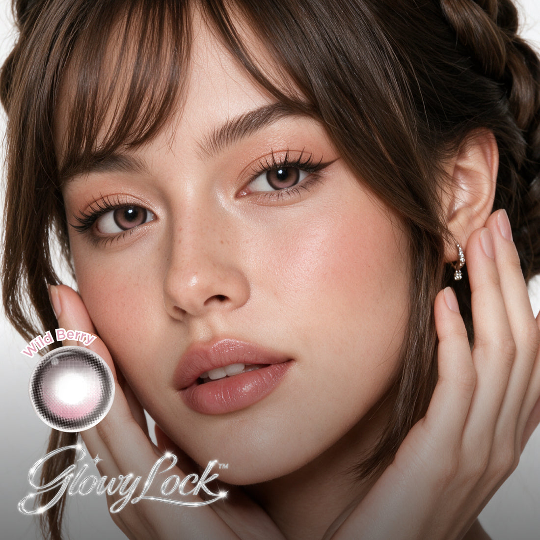 GlowyLock Wild Berry | Daily colored contacts
